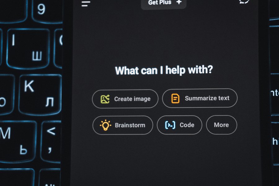 A generative AI assistant interface on a screen